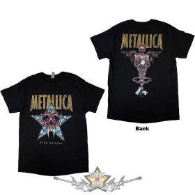   Metallica - Unisex T-Shirt.  King Nothing (Black) (Back Print)  férfi zenekaros póló