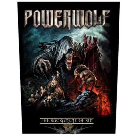   POWERWOLF - THE SACRAMENT OF SIN.    Back Patch, hátfelvarró.   