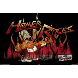 THE SIMPSONS - HOMER ROCKS plakát, poszter