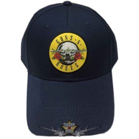   Guns N Roses - Unisex Baseball Cap. Circle Logo (Navy Blue)  baseball sapka