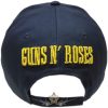 Guns N Roses - Unisex Baseball Cap. Circle Logo (Navy Blue)  baseball sapka