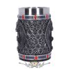 Obsidian Tankard - Exclusive Silver Dragon Obsidian Tankard 17.5cm. B5234SO. Tankard Mug. korsó, kehely. 