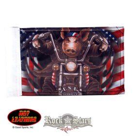 Great American Hawg.  motoros zászló