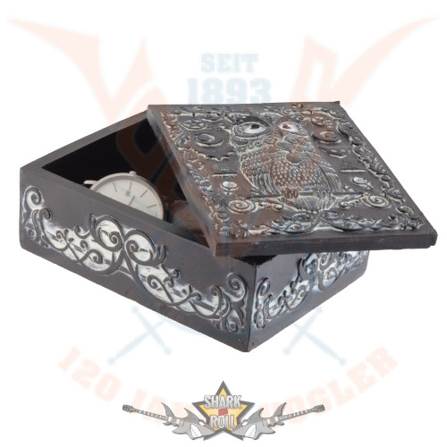 Tarot Box - Magic Owl black.  837-2491.  kártya tartó, apró cikk tartó