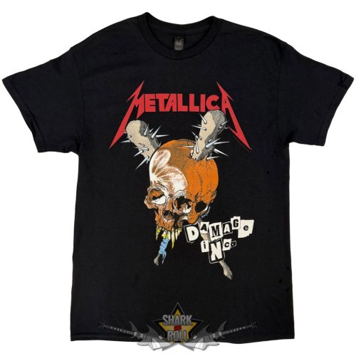 Metallica - Unisex T-Shirt.  Damage Inc (Black) (Back Print).    férfi zenekaros póló