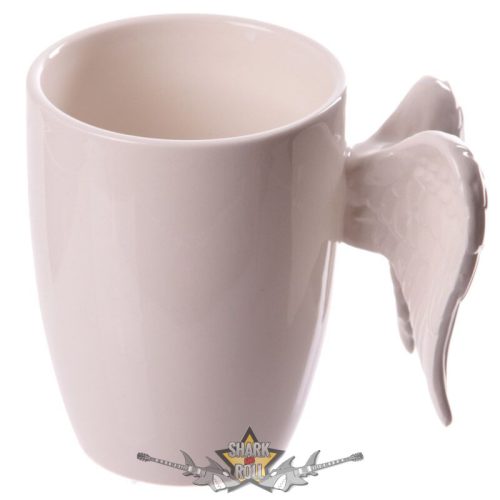 3 D. - Kerámia bögre angyalszárny formájú fogantyúval   3D bögre