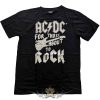 AC/DC - Unisex Summer Pyjamas: For those about to rock.  Guitar.    pizsama, szabad idő ruha