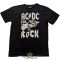AC/DC - Unisex Summer Pyjamas: For those about to rock.  Guitar.    pizsama, szabad idő ruha