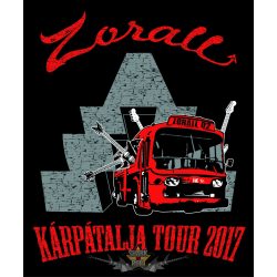 ZORALL - KÁRPÁTALJA TOUR.  magyar zenekaros póló 