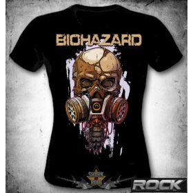 BIOHAZARD - GAS MASZK.  MT.085.  női póló