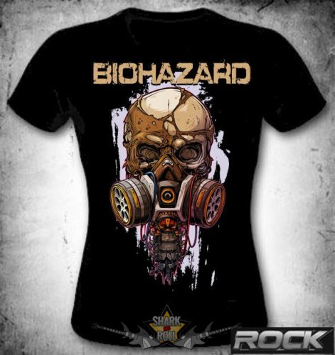 BIOHAZARD - GAS MASZK.  MT.085.  női póló