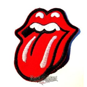 ROLLING STONES - LOGO.  zenekaros felvarró