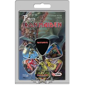   Iron Maiden - Plectrum Pack.  Album Covers 6-Pack (Multicolour)  USA. Plectrum Pack. gitárpengető szett