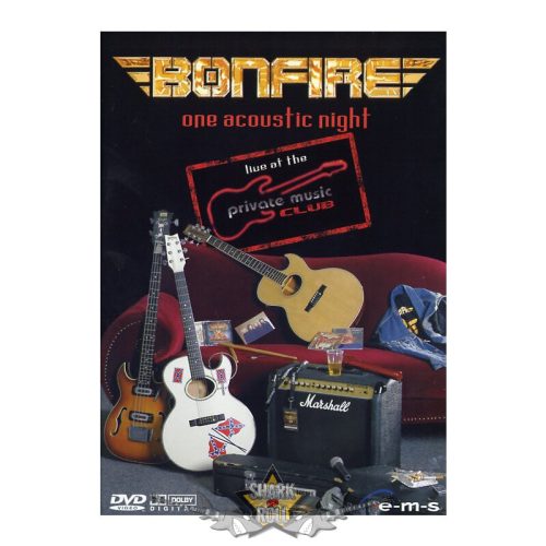 Bonfire – One Acoustic Night.  Live At The Private Music Club. 2 disc.  zenei dvd.