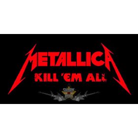 Metallica 1  -  Logo.  10 x 5.  felvarró Metallica 1  -  Logo.  10 x 5.  felvarró