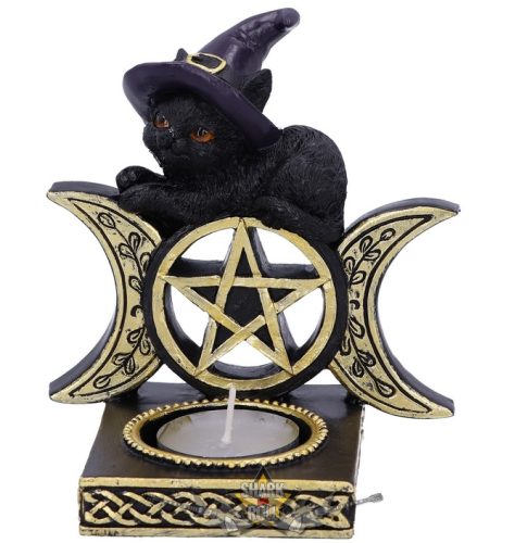 Black Magic Tea Light Holder 11.2cm. u6521y3.  illatosító,  mécses tartó