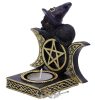 Black Magic Tea Light Holder 11.2cm. u6521y3.  illatosító,  mécses tartó