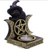 Black Magic Tea Light Holder 11.2cm. u6521y3.  illatosító,  mécses tartó