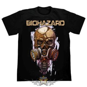BIOHAZARD - Gáz maszk.   SD.  férfi zenekaros  póló.  BIOHAZARD - Gáz maszk.   SD.  férfi zenekaros  póló.