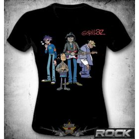GORILLAZ - KOMIK   MT.105.  női póló