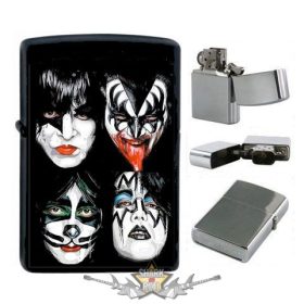 KISS - Band Face.  öngyujtó KISS - Band Face.  öngyujtó