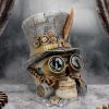 Gróf Archibald Steampunk cilinderkoponya 19,5 cm. U4069M8.   koponya figura