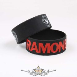 RAMONES - LOGO -  Rubber Wristband.   szilikon karkötő