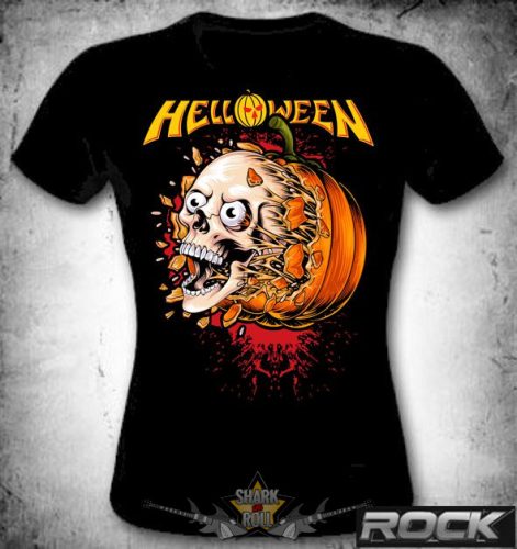 HELLOWEEN  - Pumpkin  logo.  MT.116.  női póló