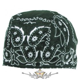 Headwrap - Fejkendő.  Oliv. vászon kendő