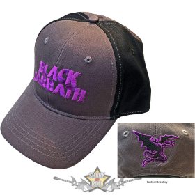   Black Sabbath - Unisex Baseball Cap.  Navy Logo (2-Tone)   baseball sapka