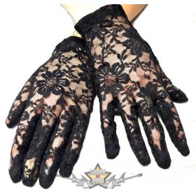 Rövid újjú csipke kesztyű 