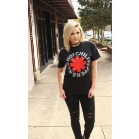 RED HOT CHILI PEPPERS LOGO  női póló