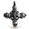 IRON CROSS - VASKERESZT - Cross Pendant Necklace. stainless steel. 4,5. CM   nyaklánc, medál