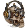 Steampunk - Techno Talk Small Steampunk Skull 14.5cm. U2923H7.     koponya figura