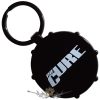 The Cure - Keychain.  Logos Drum (Double-Sided).  CUREKEY01.   import fém kulcstartó