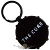 The Cure - Keychain.  Logos Drum (Double-Sided).  CUREKEY01.   import fém kulcstartó