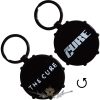 The Cure - Keychain.  Logos Drum (Double-Sided).  CUREKEY01.   import fém kulcstartó