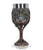 Bronze Mother Earth Goblet 20cm. B6352X3.  fantasy dísz, kehely. serleg