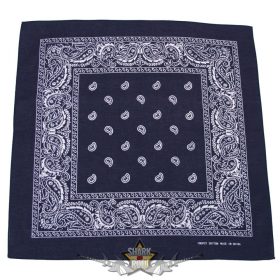   Kendő - Klasszik design, kék-fehér. JVP. vékony  vászon kendő.  