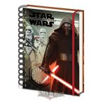   Star Wars Episode VII -  Kylo Ren & Troopers. A5 Notebook.   napló, notesz