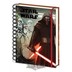 Star Wars Episode VII -  Kylo Ren & Troopers. A5 Notebook.   napló, notesz