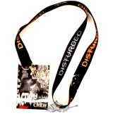 DISTURBED.  stage pass - kulcstartó