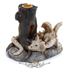   Gyertyatartó - Alvó Sárkány Csontváz - A Sötétség Árnyai. DRG535.. , gyertya tartó