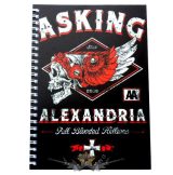   ASKING ALEXANDRIA  -  Logo A5 Wiro Notebook.   napló, notesz