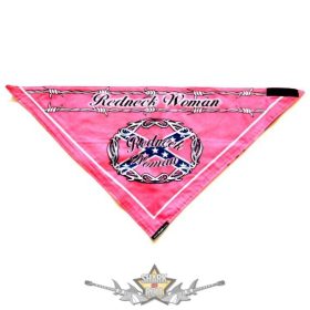 Háromszög formájú  kendő.- Redneck Woman.    vászon kendő   Háromszög formájú  kendő.- Redneck Woman.    vászon kendő