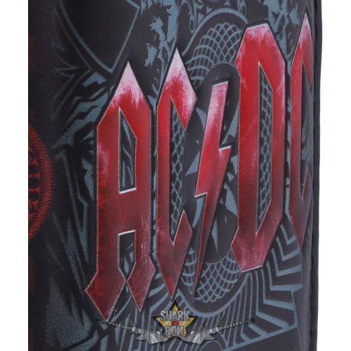 AC/DC -  Black Ice Embossed Purse 18.5cm. B5519T1.  import pénztárca