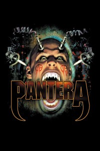 PANTERA - HEAD  hűtőmágnes