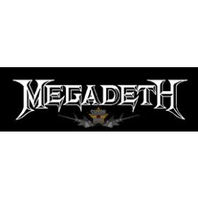 Megadeath  -  Logo.  10 x 3.  felvarró