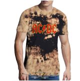   AC/DC - Unisex T-Shirt: Logo (Wash Collection)     férfi zenekaros póló