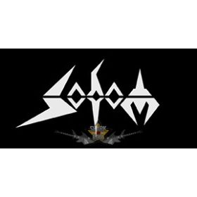 Sodom  -  Logo.  10 x 5.  felvarró